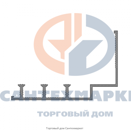 Гидрошпонка Аквастоп ДОC-УГЛ 210/50-3/30 ПВХ