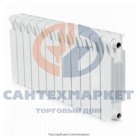 Радиатор биметаллический Monolit 350 Ventil 13 секций НП левое RIFAR RM35013НЛ50